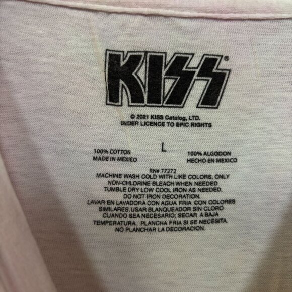 Kiss Alive Womens Rock Tie Dye Tshirt Size Large - Picture 4 of 4